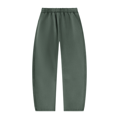 Vintage Wash Barrel Leg Fleece Sweatpants