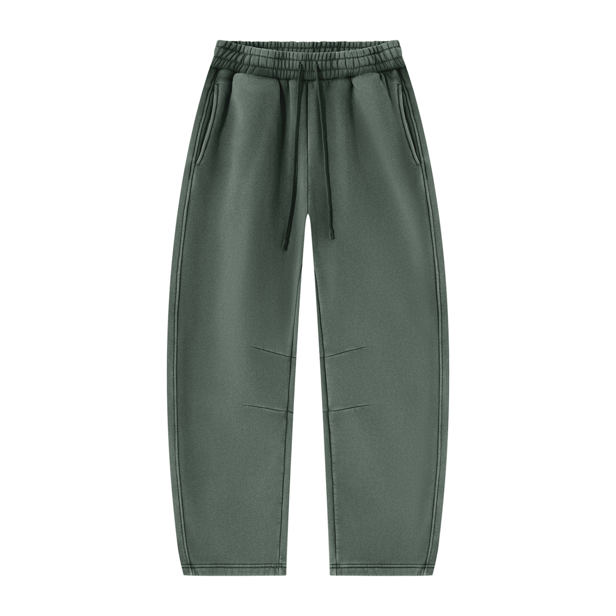 Vintage Wash Barrel Leg Fleece Sweatpants