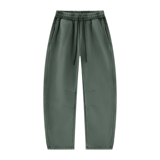 Vintage Wash Barrel Leg Fleece Sweatpants